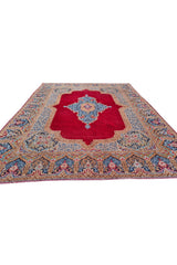 Amazing Hand Knotted Vintage Qirmoun Wool Area Rug 13 x 10 Ft