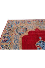 Amazing Hand Knotted Vintage Qirmoun Wool Area Rug 13 x 10 Ft