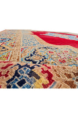 Amazing Hand Knotted Vintage Qirmoun Wool Area Rug 13 x 10 Ft