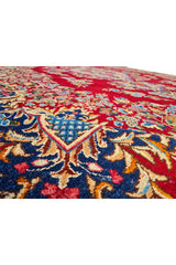 Amazing Hand Knotted Vintage Qirmoun Wool Area Rug 14 x 9 Ft