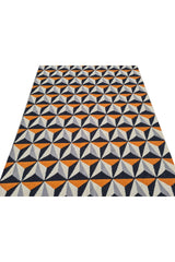 Amazing Hand Knotted Vintage Flat Weave Kilim Wool Area Rug 8 x 5 Ft