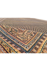 Authentic Hand Knotted Vintage Indo Wool Area Rug 11.6 x 8.0 Ft (165 Ger-4)