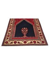 Authentic Hand Knotted Vintage Pakistani Bokhara Jhaldar Wool Area Rug 6 x 4 Ft (920 Ger-4)