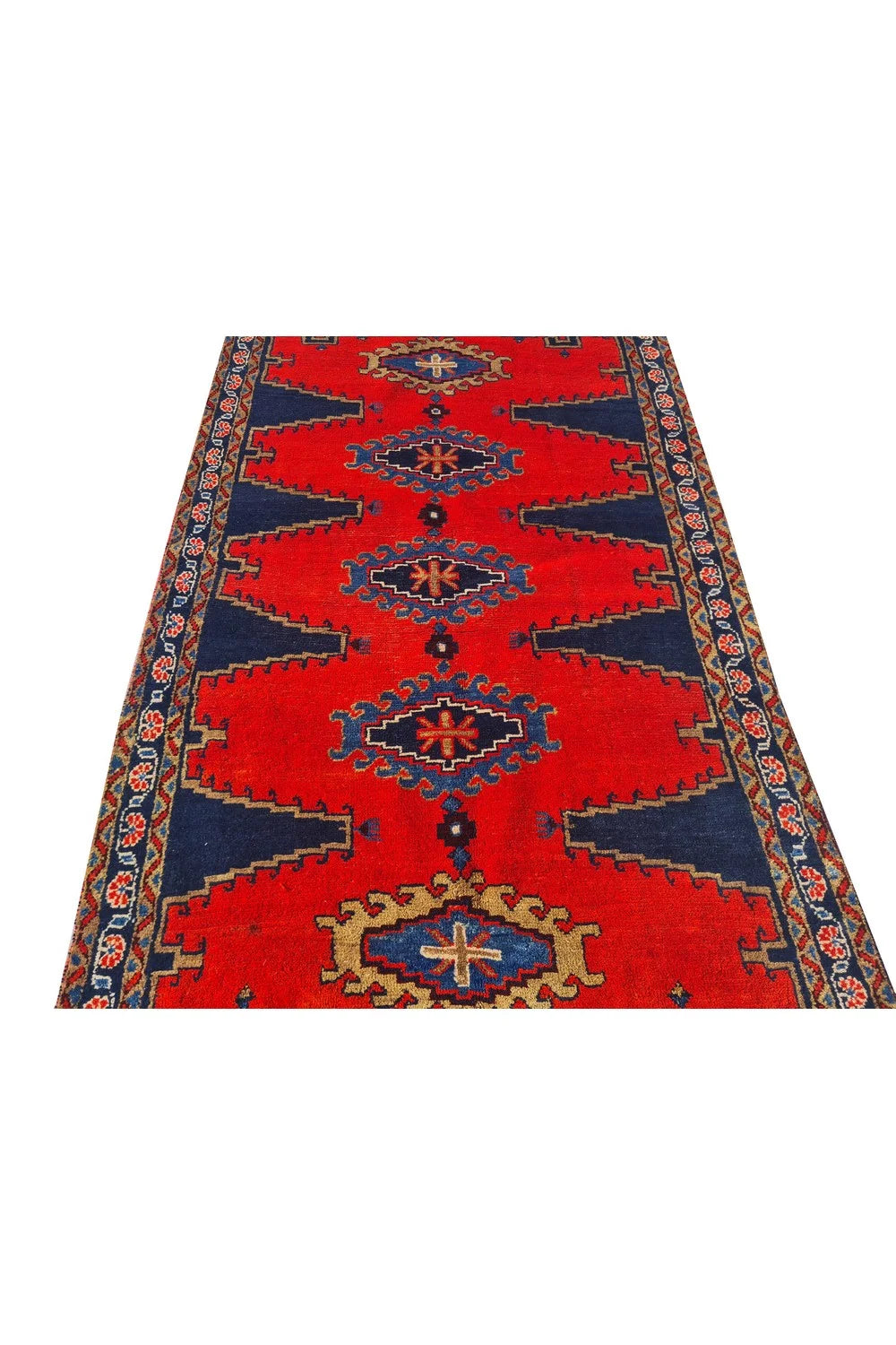 Amazing Hand Knotted Vintage Tribal Baghtiyaar Pictorial Wool Area Rug 7 x 4 Ft