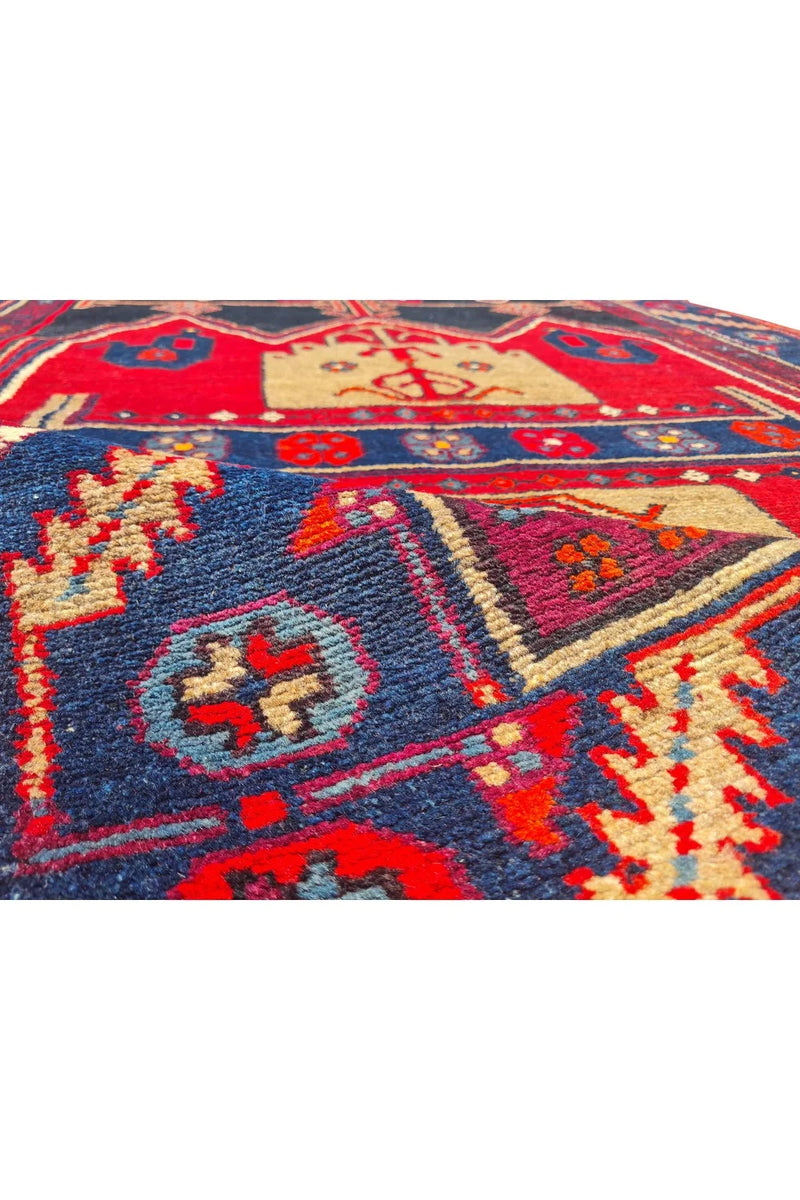 Amazing Hand Knotted Vintage Hamidoun Wool Area Rug 7 x 4 Ft