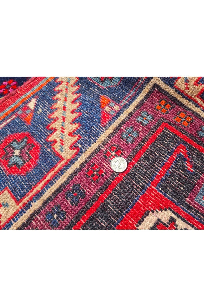 Amazing Hand Knotted Vintage Hamidoun Wool Area Rug 7 x 4 Ft