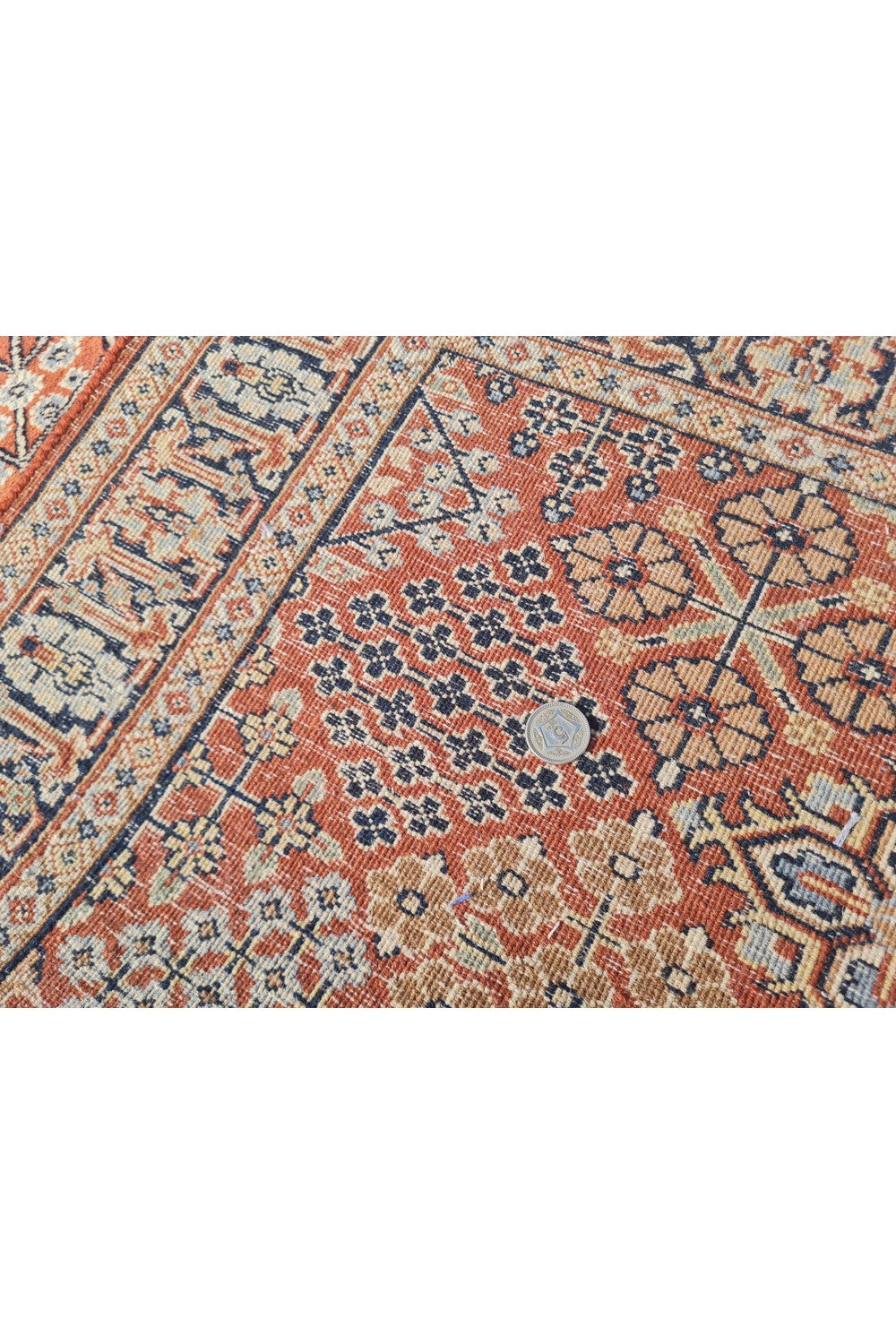 Amazing Hand Knotted Vintage Indo Wool Area Runner Rug 12 x 3 Ft