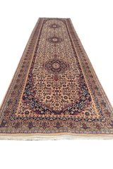 Amazing Hand Knotted Vintage Bijour Wool Area Runner Rug 10 x 3 Ft