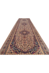 Amazing Hand Knotted Vintage Bijour Wool Area Runner Rug 10 x 3 Ft