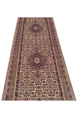 Amazing Hand Knotted Vintage Bijour Wool Area Runner Rug 10 x 3 Ft