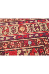 Authentic Hand Knotted Vintage Azarbaijan Wool Area Rug 7.8 x 5.5 Ft (1426 Ger-4)