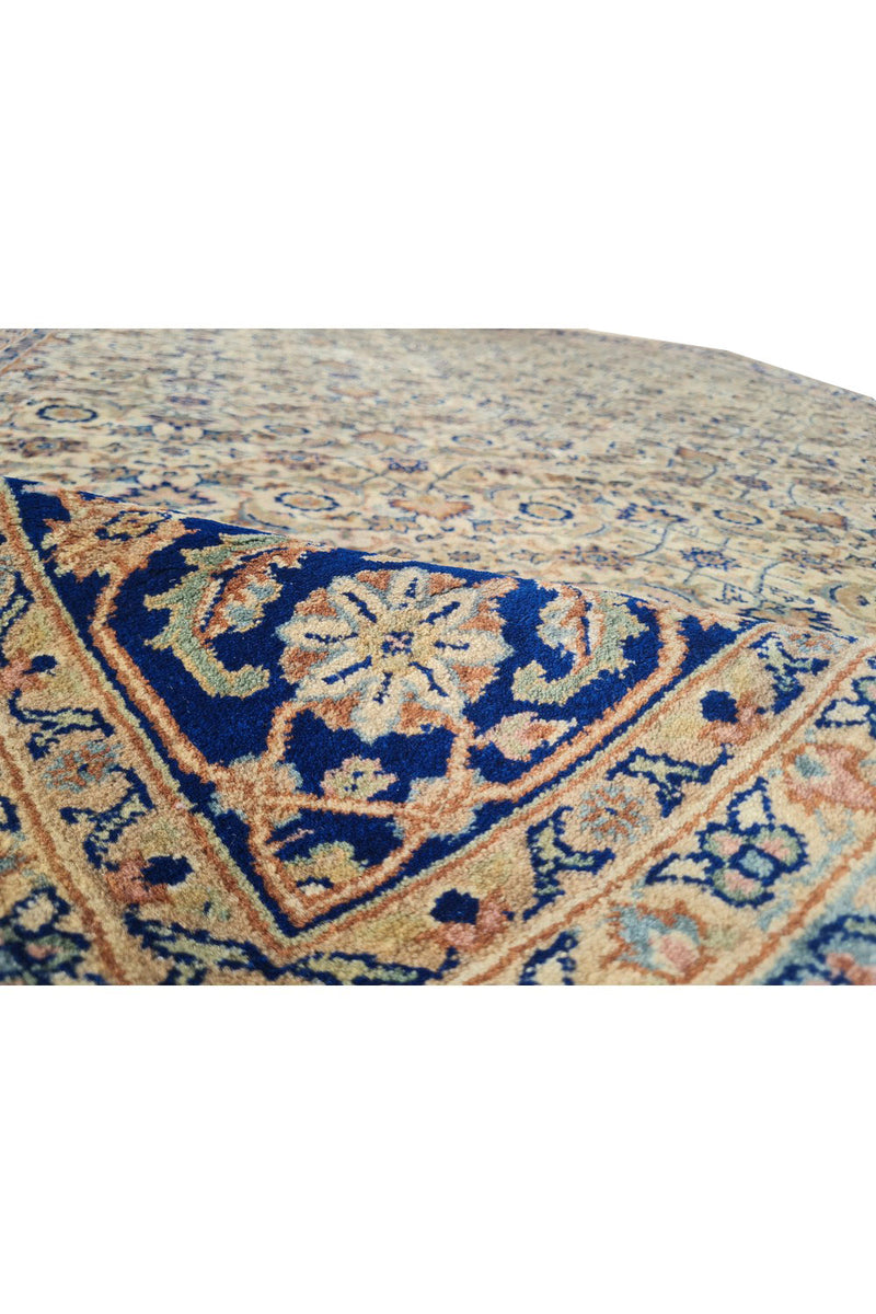 Authentic Hand Knotted Vintage Bijour Wool Area Rug 8.1 x 6.5 Ft (1433 Ger-4)