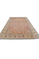 Authentic Hand Knotted Vintage Bijour Wool Area Rug 7.8 x 5.2 Ft (1438 Ger-4)