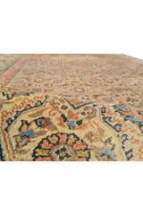 Authentic Hand Knotted Vintage Bijour Wool Area Rug 7.8 x 5.2 Ft (1438 Ger-4)