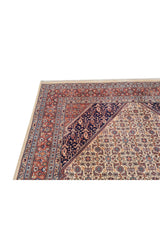 Authentic Hand Knotted Vintage Bijour Wool Area Rug 9.5 x 6.5 Ft (1444 Ger-4)