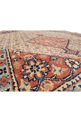 Authentic Hand Knotted Vintage Bijour Wool Area Rug 9.5 x 6.5 Ft (1444 Ger-4)