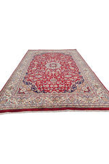 Authentic Hand Knotted Vintage Tabreez Wool Area Rug 8 x 6 Ft (1451 Ger-4)
