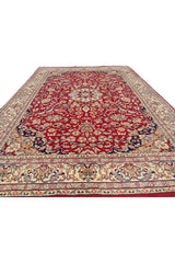 Authentic Hand Knotted Vintage Tabreez Wool Area Rug 8 x 6 Ft (1451 Ger-4)