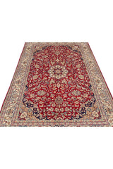Authentic Hand Knotted Vintage Tabreez Wool Area Rug 8 x 6 Ft (1451 Ger-4)