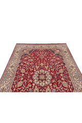 Authentic Hand Knotted Vintage Tabreez Wool Area Rug 8 x 6 Ft (1451 Ger-4)