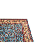 Authentic Hand Knotted Vintage Qaisery Wool Area Rug 9.6 x 6.8 Ft (1458 Ger-4)