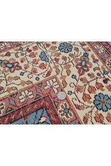 Authentic Hand Knotted Vintage Qaisery Wool Area Rug 9.6 x 6.8 Ft (1458 Ger-4)