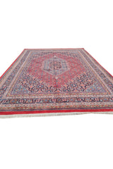 Authentic Hand Knotted Vintage Bijour Wool Area Rug 8 x 7 Ft (1467 Ger-4)