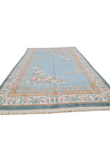 Authentic Hand Knotted Vintage Tibet Wool Area Rug 10 x 7 Ft (1469 Ger-4)