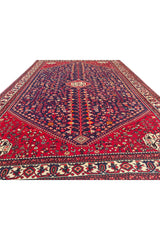 Authentic Hand Knotted Vintage Mai Mai Wool Area Rug 9.10 x 6.6 Ft (1478 Ger-4)