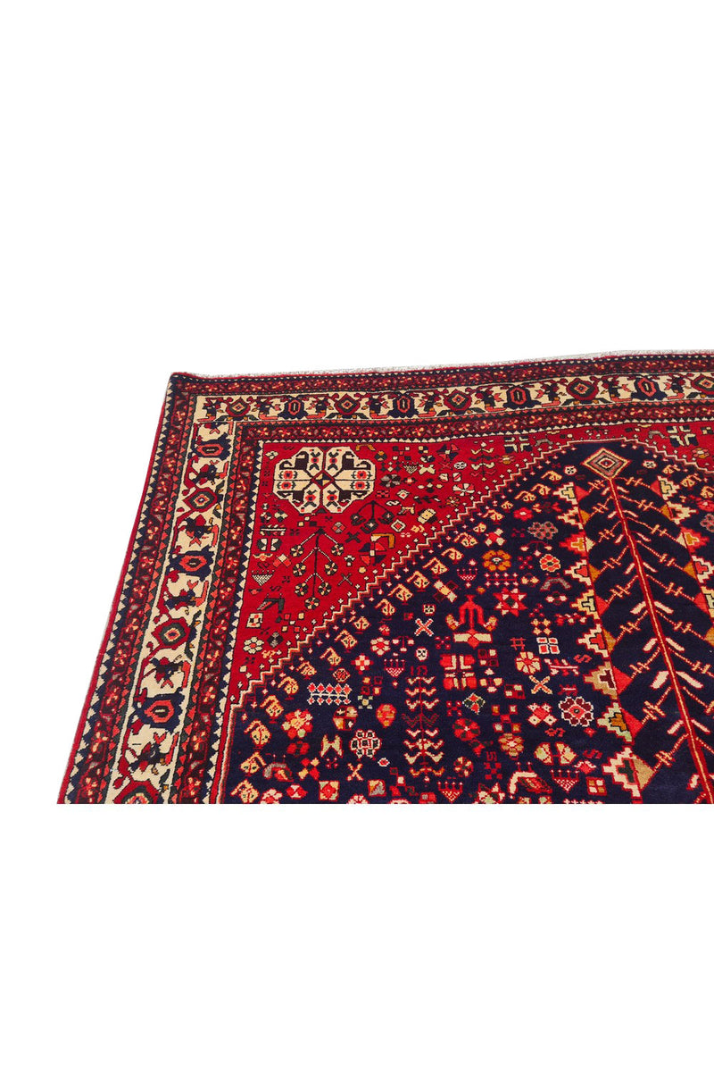 Authentic Hand Knotted Vintage Mai Mai Wool Area Rug 9.10 x 6.6 Ft (1478 Ger-4)