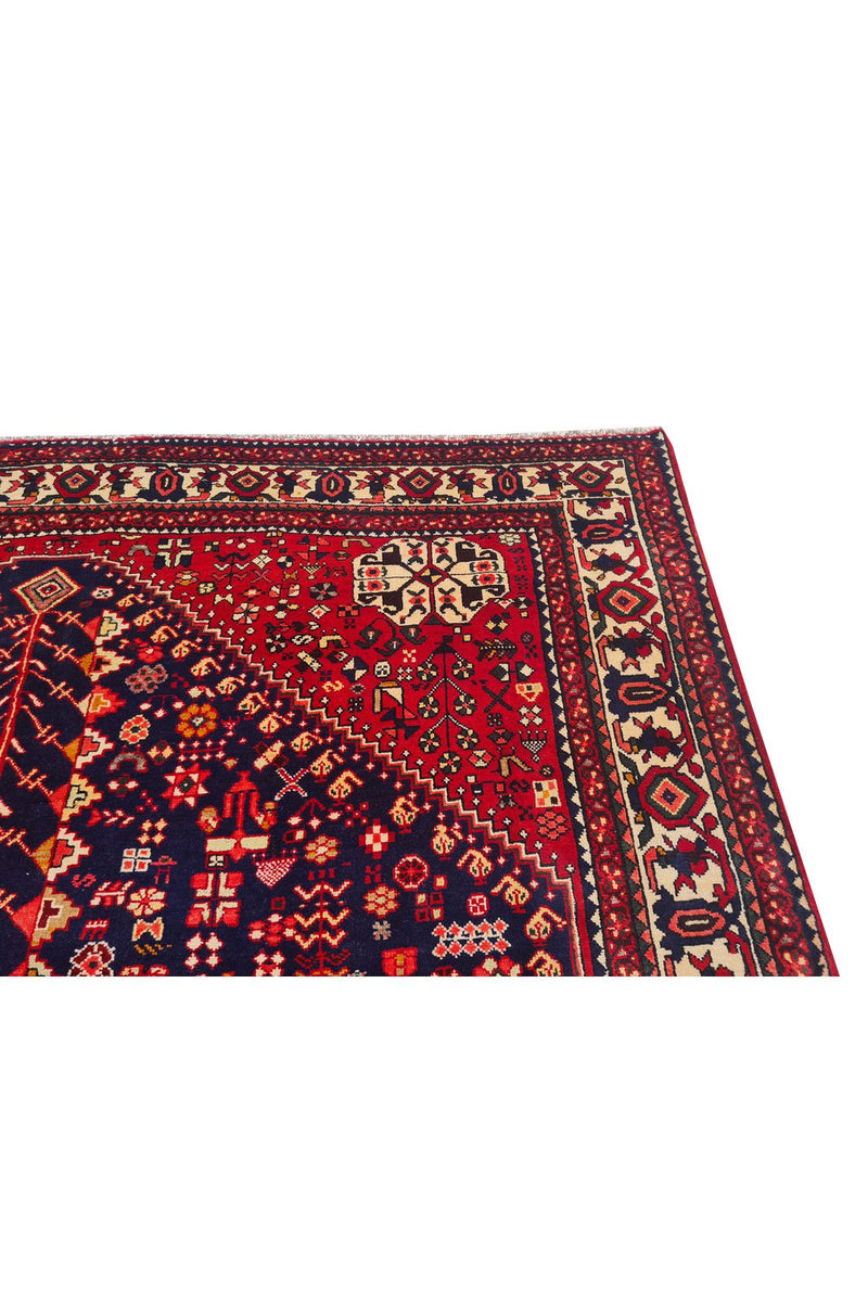 Authentic Hand Knotted Vintage Mai Mai Wool Area Rug 9.10 x 6.6 Ft (1478 Ger-4)