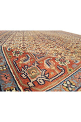 Authentic Hand Knotted Vintage Bijour Wool Area Rug 10.0 x 6.7 Ft (1480 Ger-4)
