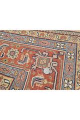 Authentic Hand Knotted Vintage Bijour Wool Area Rug 10.0 x 6.7 Ft (1480 Ger-4)