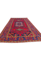 Authentic Hand Knotted Vintage Baghtiyaar Wool Area Rug 10.7 x 6.4 Ft (1489 Ger-4)