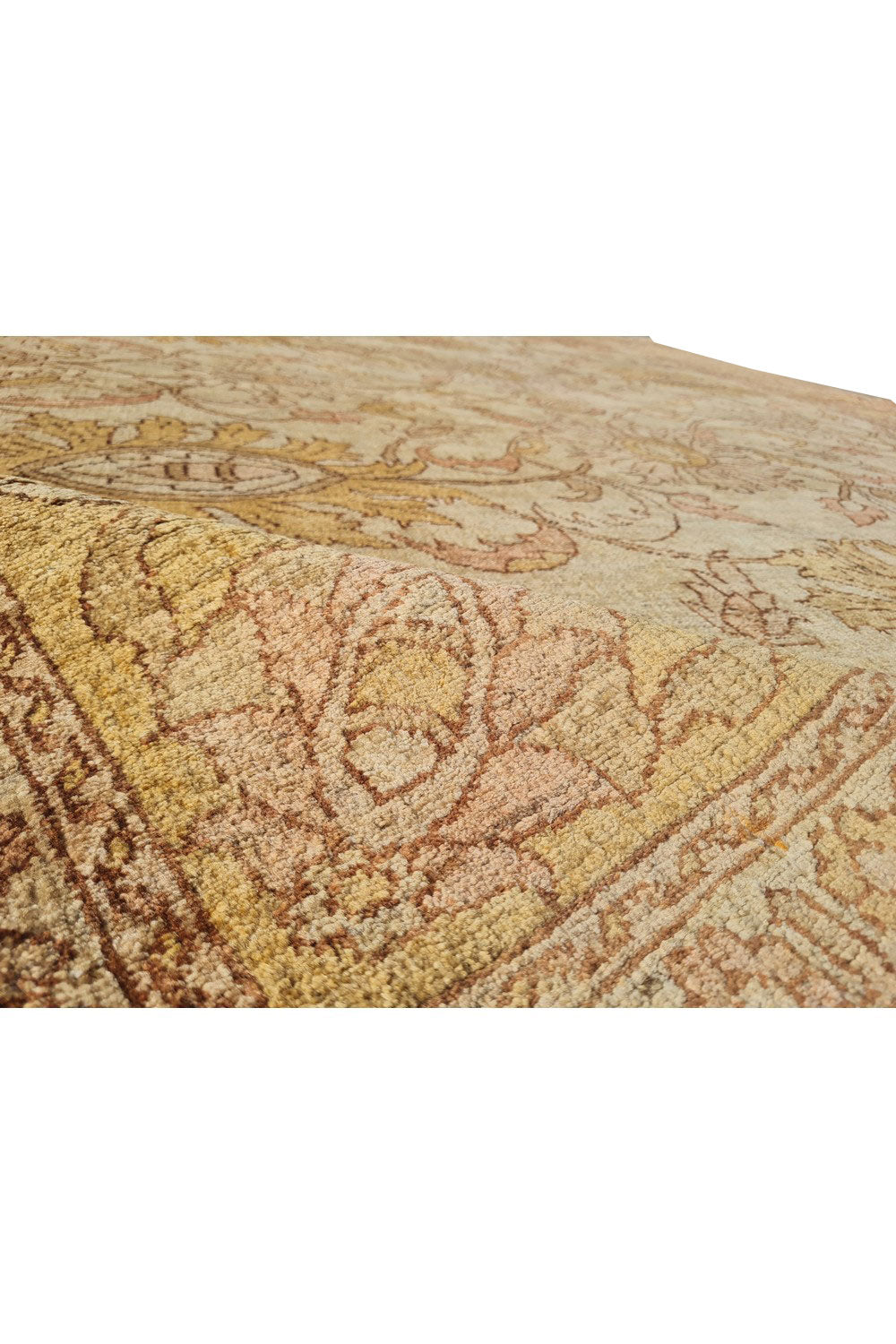 Authentic Hand Knotted Vintage Afghan Chobi Wool Area Rug 9.11 x 8.1 Ft (1497 Ger-4)