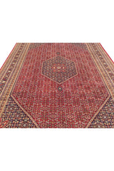 Authentic Hand Knotted Vintage Qashoun Wool Area Rug 12 x 9 Ft (1419 Ger-4)