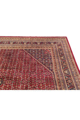 Authentic Hand Knotted Vintage Qashoun Wool Area Rug 12 x 9 Ft (1419 Ger-4)