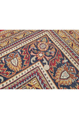 Authentic Hand Knotted Vintage Qashoun Wool Area Rug 12 x 9 Ft (1419 Ger-4)