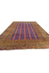 Authentic Hand Knotted Vintage Afghan Dowlatabad Moori Wool Area Rug 10 x 7 Ft (1522 Ger-4)