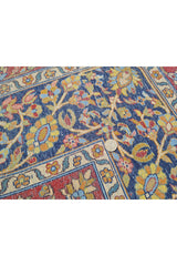 Authentic Hand Knotted Vintage Tabreez Wool Area Rug 11 x 8 Ft (1524 Ger-4)
