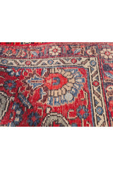 Authentic Hand Knotted Vintage Tabreez Wool Area Rug 14.1 x 9.4 Ft (1544 Ger-4)