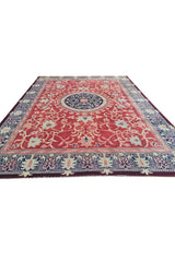 Authentic Hand Knotted Vintage Gabbah Nepal Wool Area Rug 11.5 x 8.11 Ft (1548 Ger-4)