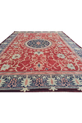 Authentic Hand Knotted Vintage Gabbah Nepal Wool Area Rug 11.5 x 8.11 Ft (1548 Ger-4)