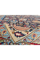 Authentic Hand Knotted Vintage Kashmour Pictorial Wool Area Rug 9.8 x 8.0 Ft (1557 Ger-4)