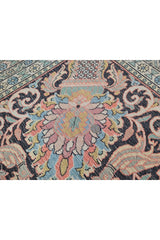 Authentic Hand Knotted Vintage Kashmiri Wool Area Rug 17.9 x 11.11 Ft (1565 Ger-4)