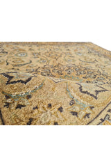 Authentic Hand Knotted Vintage Tabreez Wool Area Rug 4.9 x 3.4 Ft (1756 Ger-4)
