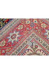 Authentic Hand Knotted Vintage Pashmin Koum Wool Area Rug 5.3 x 3.7 Ft (1757 Ger-4)