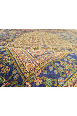 Authentic Hand Knotted Vintage Bijour Wool Area Rug 4.9 x 3.4 Ft (1760 Ger-4)