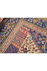 Authentic Hand Knotted Vintage Bijour Wool Area Rug 4.9 x 3.4 Ft (1760 Ger-4)