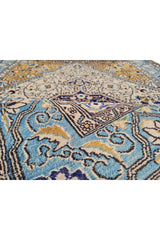 Authentic Hand Knotted Vintage Pashmin Koum Wool Area Rug 5.5 x 3.5 Ft (1769 Ger-4)